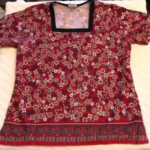 1 scrub top, brand is Uniform Advantage